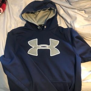 Navy Blue Under Armour hoodie